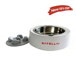 SATELLAI Dog Bowl with Weight & Slow-Feed Function