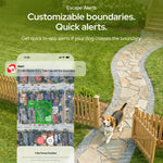 SATELLAI Collar Go Smart GPS Dog Collar with Live Tracking & Health Monitoring
