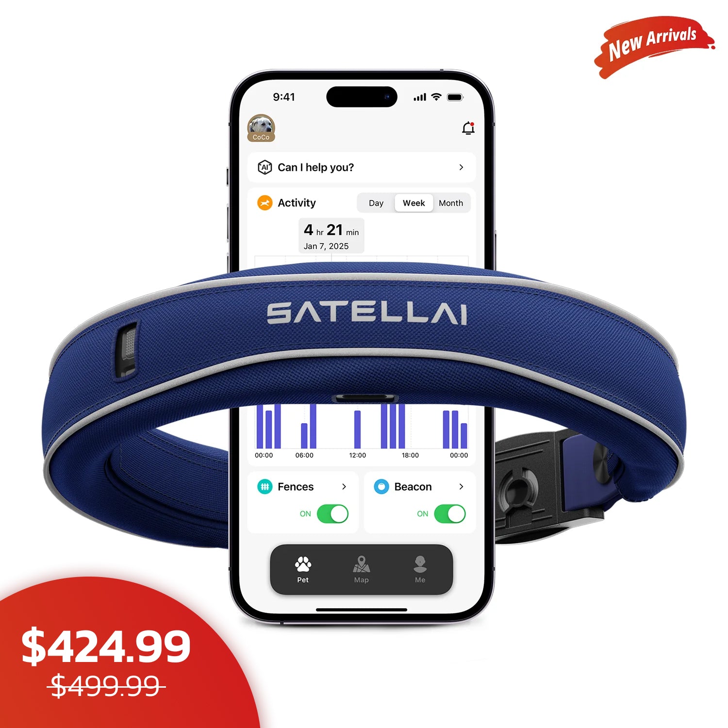 SATELLAI Collar — Smart Collar and GPS Dog Fence