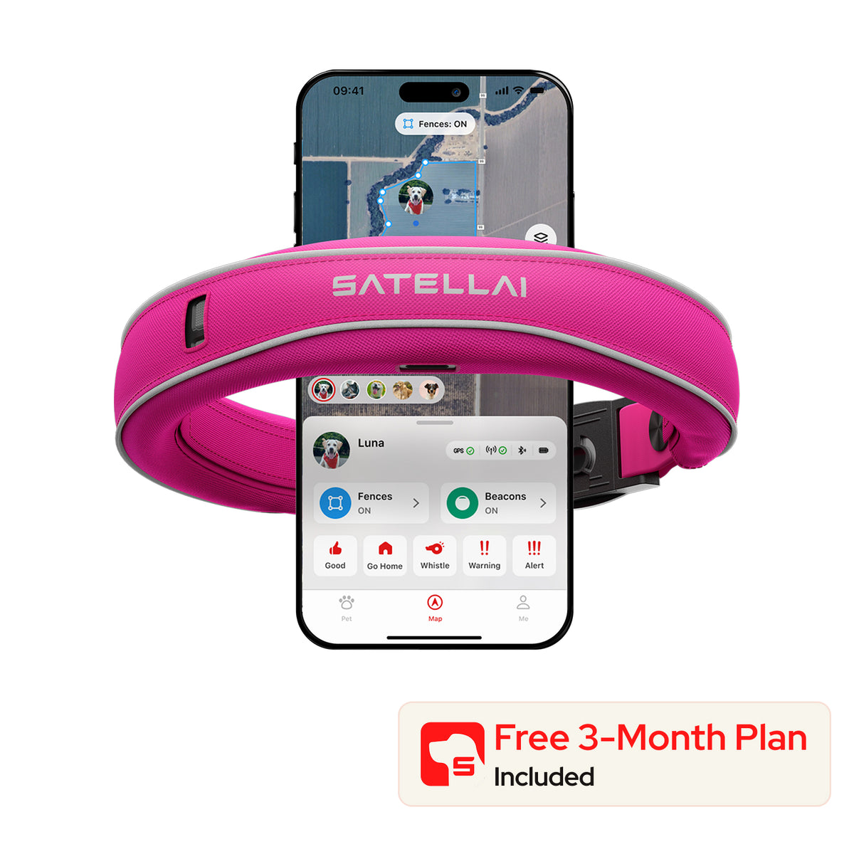 SATELLAI Collar — Smart Collar and GPS Dog Fence