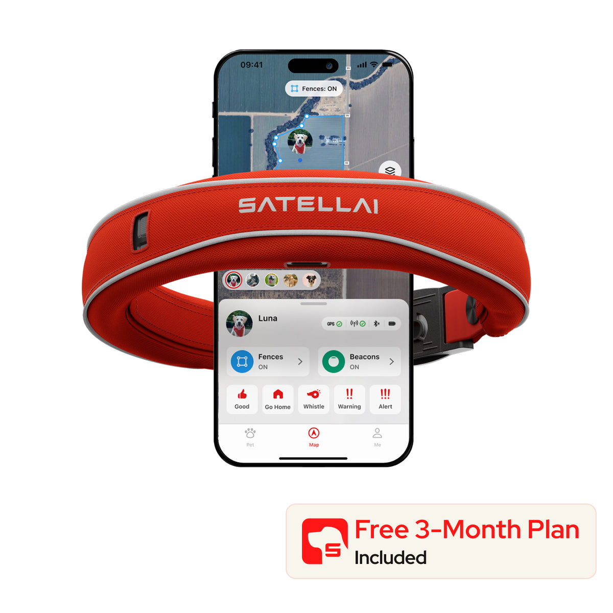 SATELLAI Collar — Smart Collar and GPS Dog Fence