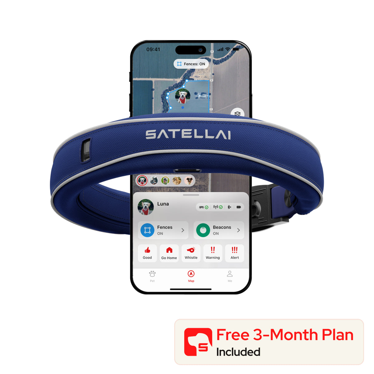 SATELLAI Collar — Smart Collar and GPS Dog Fence