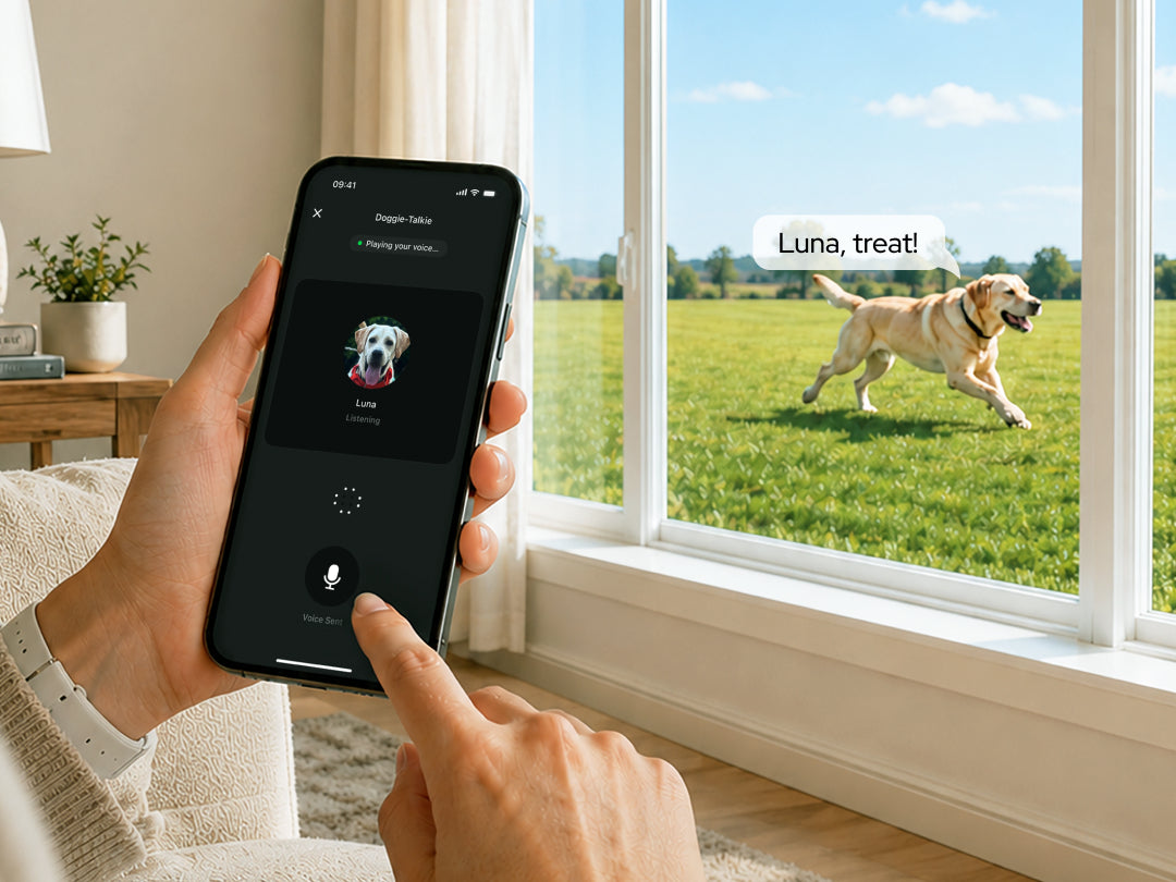 A walkie talkie for your dog.